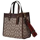 Field Tote in Beige Canvas - Coach