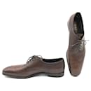 Prada Lunghe brogue shoes in brown leather