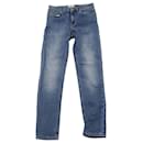 Acne Studios Jeans mit mittelhohem Bund aus blauer Baumwolle - Autre Marque
