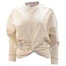 Iro Muka Sweatshirt in White Cotton