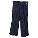 Isabel Marant Flare Jeans in Blue Cotton
