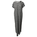 The Great Striped T-Shirt Dress em algodão preto e branco - Autre Marque