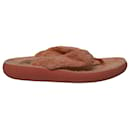 Ancient Greek Sandals Charisma Terry Flip-Flops in Pink Leather 