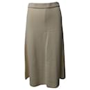 Joseph A-line Midi Skirt in Ivory Wool