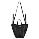 Balenciaga Petit Sac Porté Epaule Everyday North-South Pour Femme En Cuir De Veau Noir