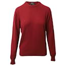 Jil Sander Sweater in Red Cashmere