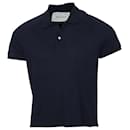Gucci Snack Back Polo Shirt in Navy Blue Cotton