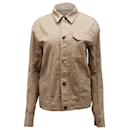 Giacca camicia Helmut Lang in cotone marrone