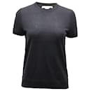 Michael Kors Ribbed T-Shirt in Black Wool