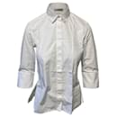 Valentino Ausgestellte Bluse aus weißer Baumwolle