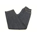 MEN'S size 30 US Dark Rinse LV Fleur Logo Jeans - Louis Vuitton