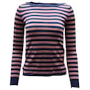 A P C Striped Knit Top in Multicolor Wool - Autre Marque