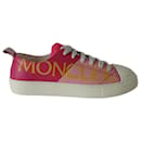 Moncler Linda sneaker in pink leather