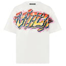 Men's XL Virgil Abloh 1990's Style Graffiti T-Shirt Tee Shirt - Louis Vuitton