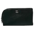 CHANEL New asymmetrical black leather case (Avec boîte) - Chanel