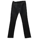 Karl Lagerfeld Calça jeans com estampa de estrelas metalizada em algodão preto