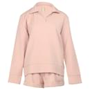 Prevu Sweater and Short Set in Pink Polyester - Autre Marque