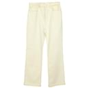 Frame Le Jane Boyfriend Jeans in White Cotton Denim - Frame Denim