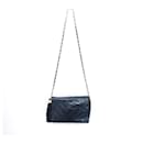 *[Used] CHANEL Single Flap Fringe Chain Shoulder Matrasse Lambskin Shoulder Bag Vintage Leather Women's Navy - Chanel