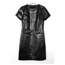 Michael by Michael Kors Patent Faux Leather Dress