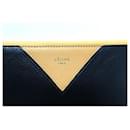 [Used] Celine Bag Ladies Clutch Bag Mini Black Beige Bicolor Leather - Céline