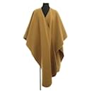 *[Used] JW Anderson CAPE SCARF Sleeveless wool jacket Cape ONE SIZE Camel