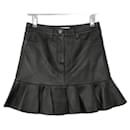 Michael by Michael Kors Leather Mini Skirt