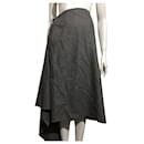 Asymmetric Burberry skirt, kilt style
