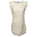 Zimmermann Lumino Daisy Broderie Anglaise Dress in White Cotton