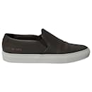 Sneakers Common Projects Tournament Slip-On in Pelle Grigia - Autre Marque