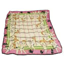 Dsquared 2 Lenço de seda quadrado rosa multicolorido para bebês meninas e animais de estimação com estampa colorida - Dsquared2