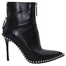 Alexander Wang Eri Studded Ankle Boots in Black Leather