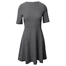 Theory Knitted Dress in Grey Cotton
