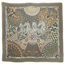 Hermès carré Trophées de Venises scarf in silk
