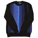 Balmain Sweatshirt mit tonalen Streifen aus mehrfarbiger Baumwolle