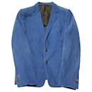 Balenciaga Corduroy Blazer in Blue Cotton