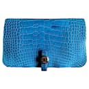 Dogon crocodile leather wallet - Hermès