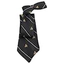Ralph Lauren The Bleecker Club Tie in Black Silk