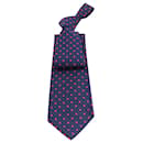 Ralph Lauren Purple Label Polka-Dot Tie in Navy Blue Silk