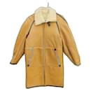 vintage shearling coat size S - Autre Marque