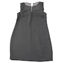 Sandro Paris Rialto Mini Dress in Black Polyester