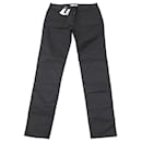 Alexander Wang 002 Jeans descontraídos em jeans de algodão preto