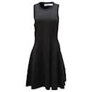 T by Alexander Wang Fit and Flare Dress in Black Rayon - T By Alexander Wang