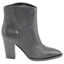 Vince Erving Ankle Boots in Black Leather