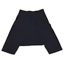 Comme Des Garçons Drop-Crotch Pants in Black Polyester - Comme Des Garcons