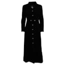Fall winter 1996 Elegant Cashmere Coat with Logo Embossed Buttons - Chanel