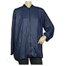 Barbara Bui Blue Polyester Trench One Piece Pull Over Jacket size 38 / S