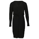 Michael Kors V-neck Dress in Black Polyester