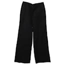 Adam Lippes Tailored Pants in Black Cotton