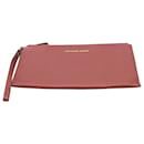 Michael Kors Wristlet Pouch in Pink Leather 